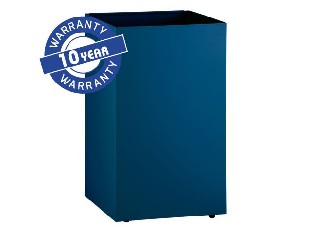 MERIDA STELLA BLUE LINE under-counter waste bin on swivel castors 60 l, blue